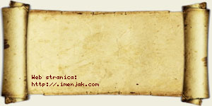 Jakov Branović vizit kartica